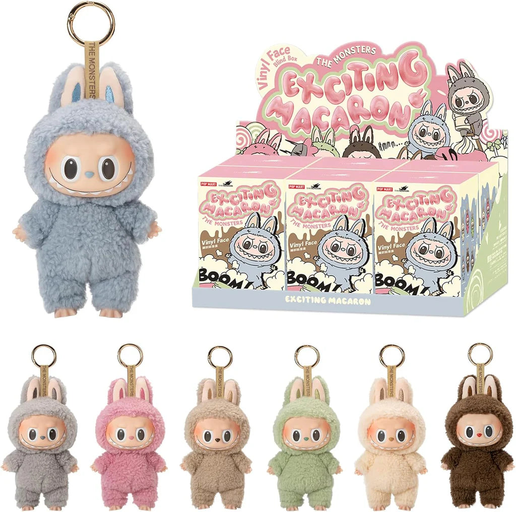 Labubu The Monsters Exciting Macaron Plush Toys Authentic POP MART
