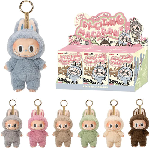 Labubu The Monsters Exciting Macaron Plush Toys Authentic POP MART
