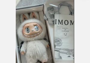The Monsters Zimomo Labubu Angel in Clouds-Vinyl Plush Doll Pop Mart