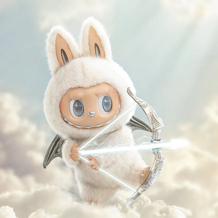 The Monsters Zimomo Labubu Angel in Clouds-Vinyl Plush Doll Pop Mart