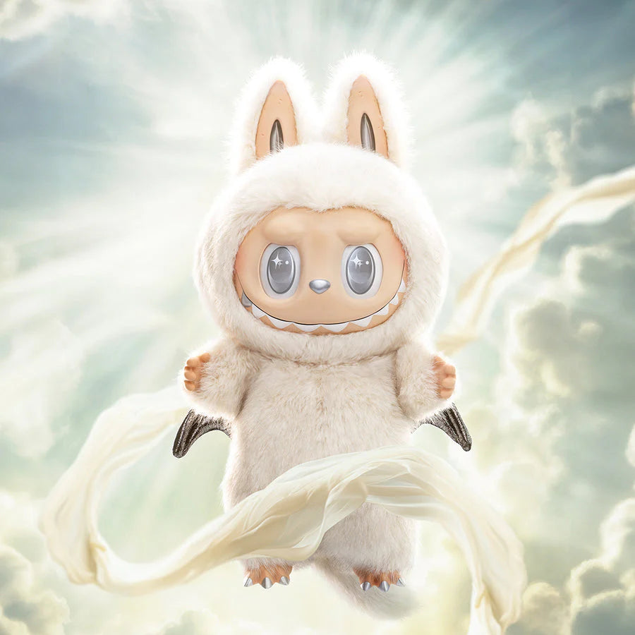 The Monsters Zimomo Labubu Angel in Clouds-Vinyl Plush Doll Pop Mart